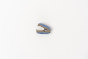 Blaues büro-element
