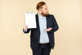 Presentando un lavoro a cui ho lavorato così a lungo